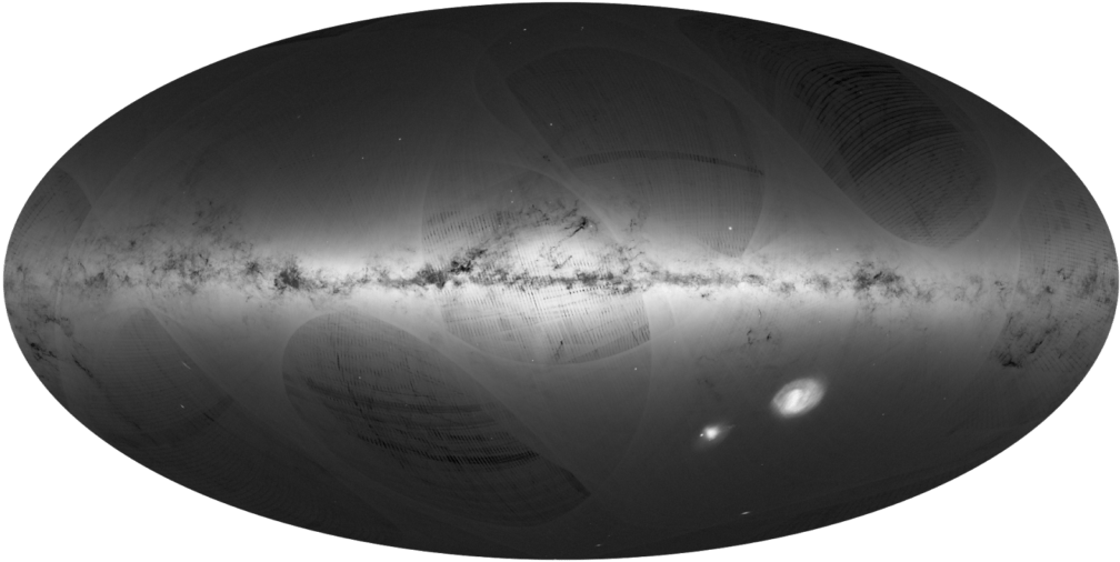 Published By Admin On September 14, - Gaia Milky Way Map (1024x522), Png Download