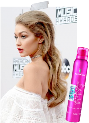 Gigi Hadid's High Volume Hair - Lee Stafford Double Blow Mousse (325x415), Png Download