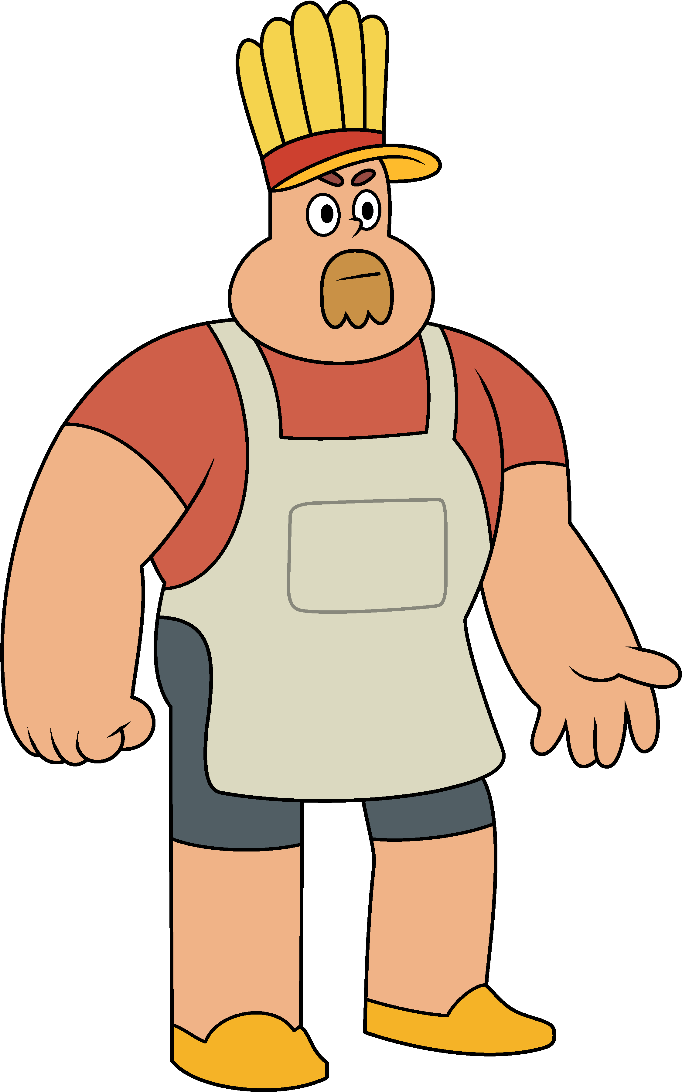 Mr - Fryman - Steven Universe Peedee Dad (2362x3700), Png Download