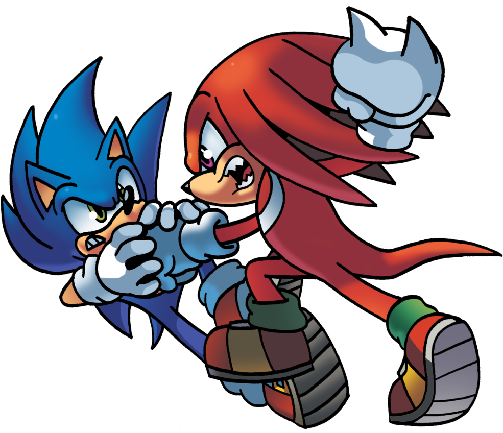 Sonic The Hedgehog Clipart Knuckles - Sonic & Knuckles Exe (1024x851), Png Download