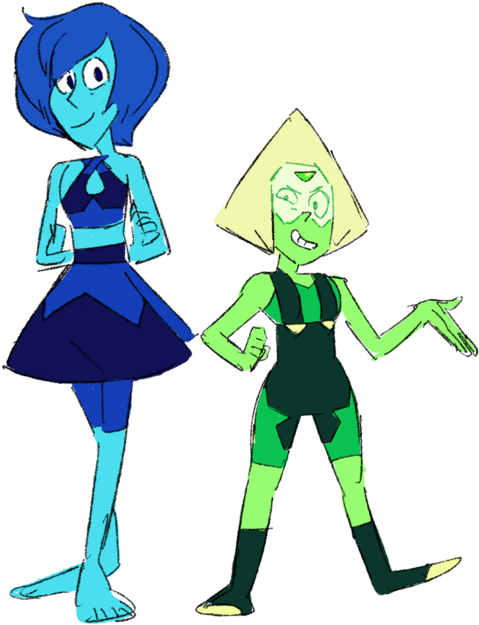 Next Gen Lapis And Peridot By Gaartes - Steven Universe Base Next Gen (800x826), Png Download