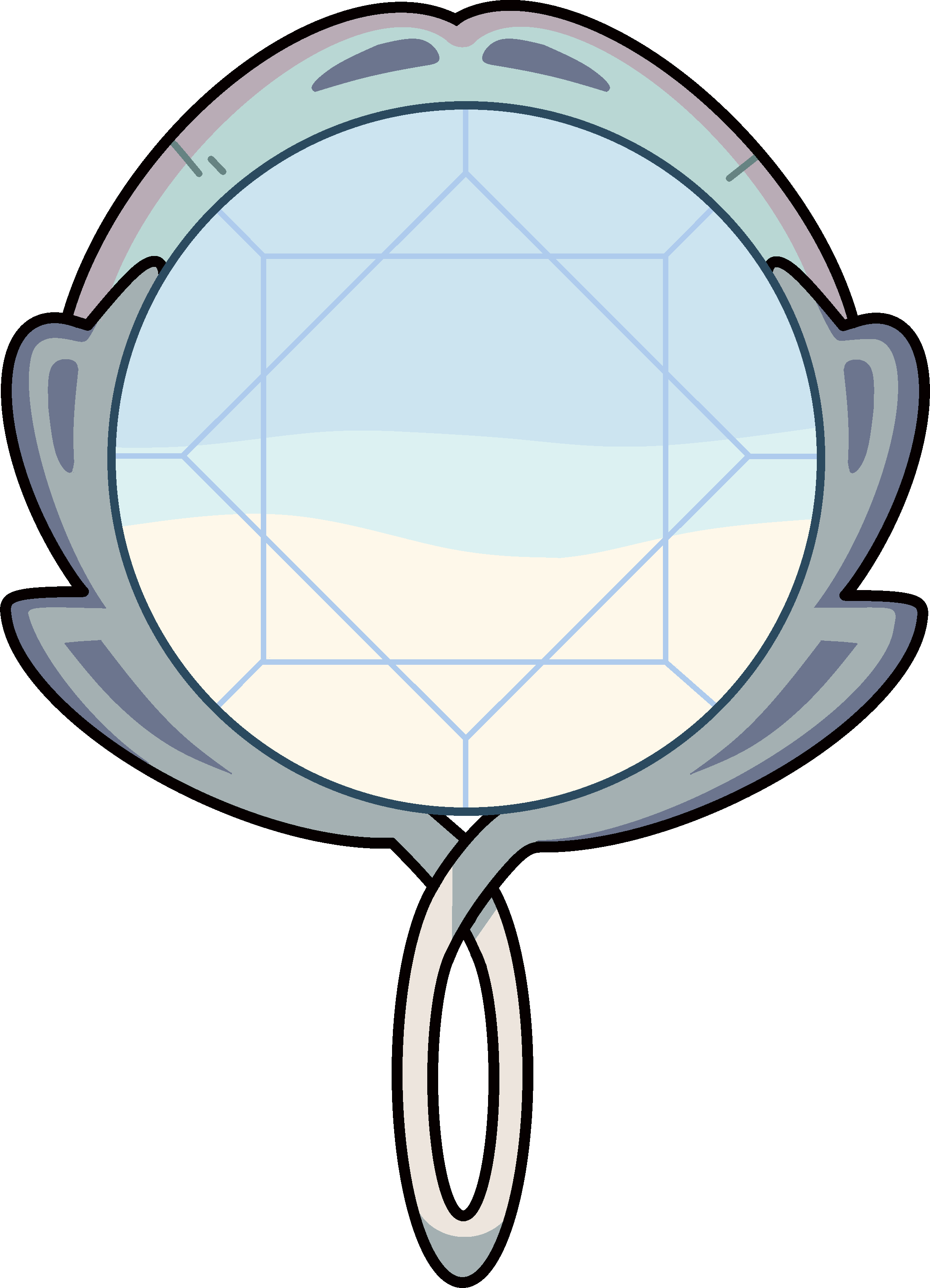 The Steven Universe Wiki - Espejo De Lapis Lazuli (2218x3069), Png Download