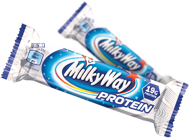 Milky Way Protein Bars Highlights - Milky Way Protein Bar (627x634), Png Download