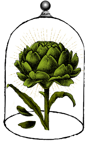 Svg Black And White Download Artichokes Bouquet To - Jam Today: A Diary Of Cooking (317x501), Png Download