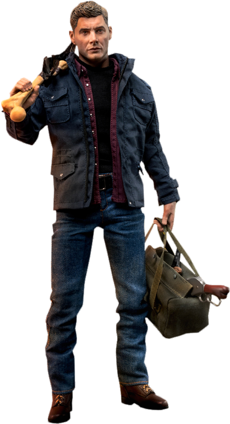 Dean Winchester Action Figure - Supernatural Dean Figure (480x865), Png Download