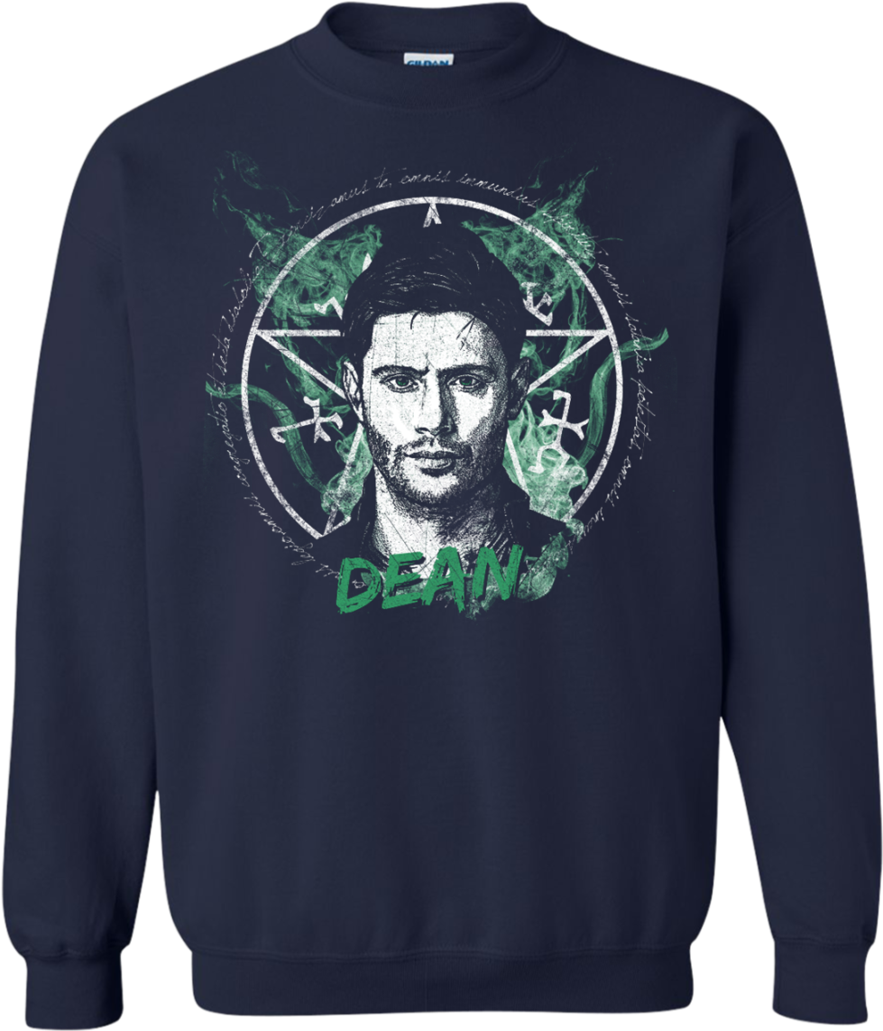 Supernatural Shirts Dean Winchester Shirts Hoodies - Rick And Morty Naruto (1155x1155), Png Download