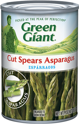 Green Giant Cut Asparagus Spears - Green Giant Asparagus (400x400), Png Download