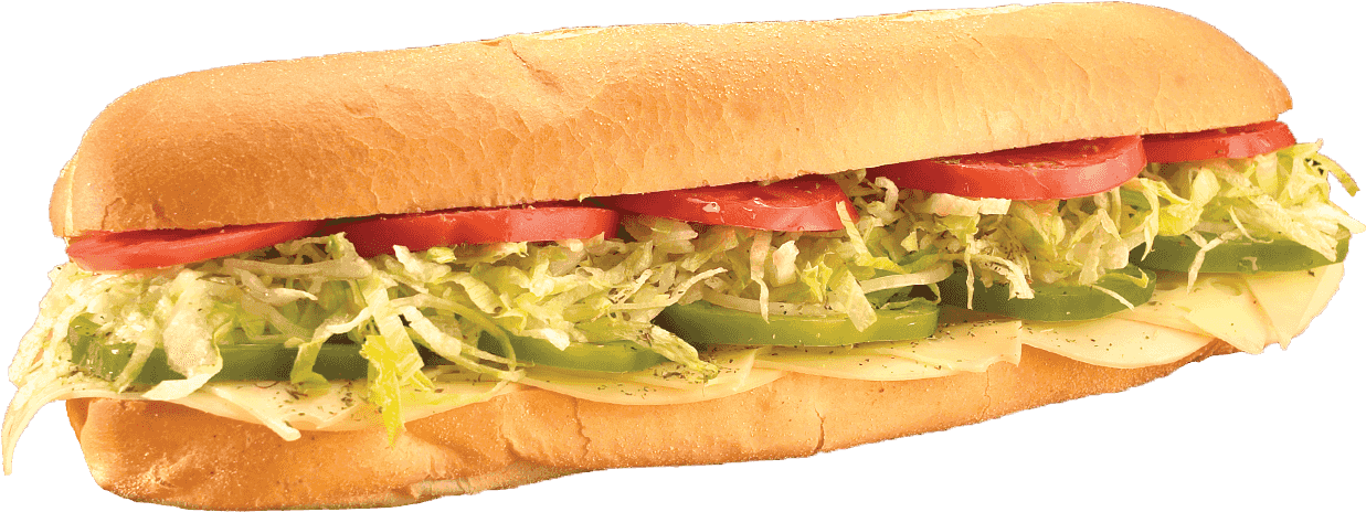 Sandwiches Big Nick S - Jersey Mike's Veggie (1280x520), Png Download