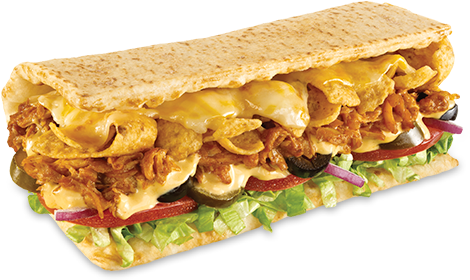 Subway Sandwich Png - Chicken Enchilada Subway (585x290), Png Download
