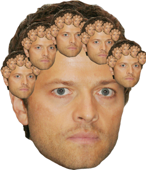 Jensen Ackles, Jared Padalecki, Dean Winchester, Supernatural, - Dean Winchester Face Transparent (500x597), Png Download