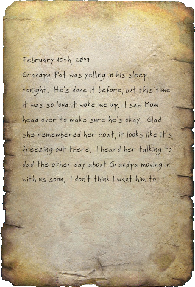 Eliza Journal 1 - Fallout 4 Blank Paper (740x1018), Png Download