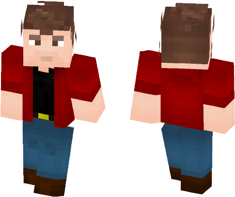 Male Minecraft Skins - Minecraft Detroit Become Human Skin (584x497), Png Download