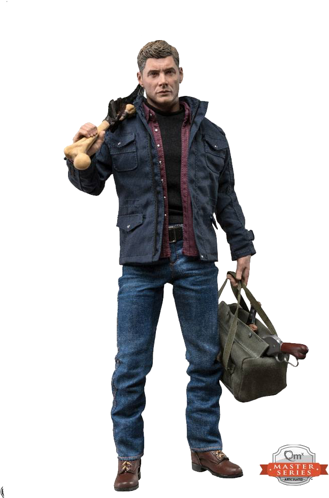 Quantum Mechanics Supernatural Dean Winchester Figure - 1 6 Scale Figurine (667x1000), Png Download