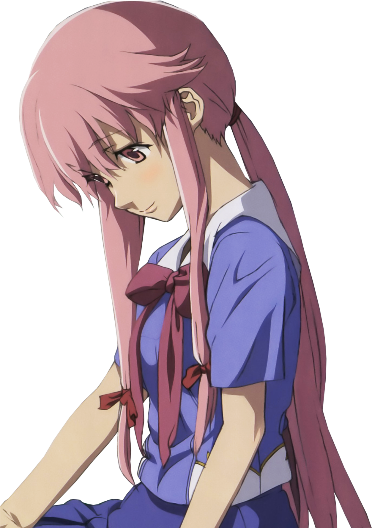 Undefined - Mirai Nikki Yuno Png (1280x1775), Png Download