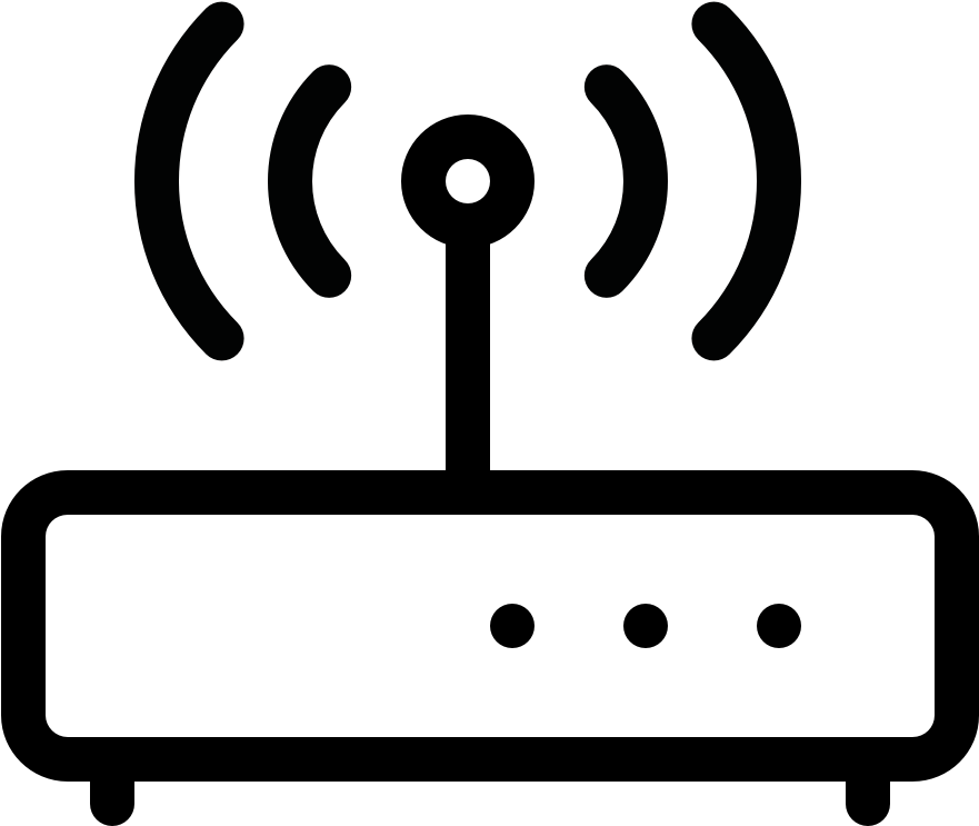 Communication Data Device Router Signal (960x960), Png Download