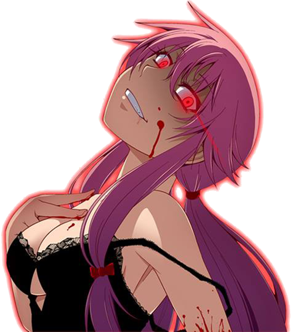 Akira Nightcore Op Pinterest - Mirai Nikki Yuno Gasai Render (2000x1125), Png Download