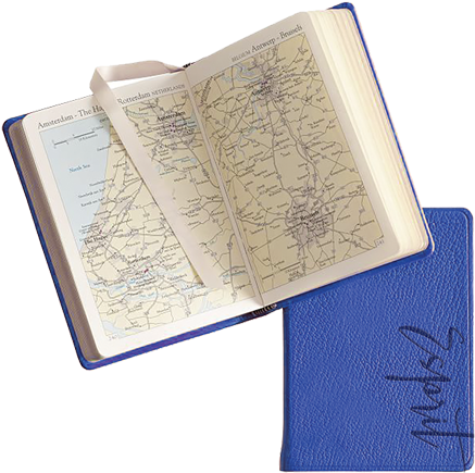 World Travel Journal Esprit - Leather World Travel Journal (480x480), Png Download