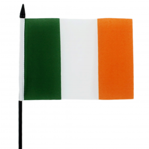 Ireland Hand Flag (300x400), Png Download