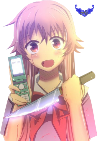 Yuno Gasai Archivo - Anime Mirai Nikki Hd (329x479), Png Download