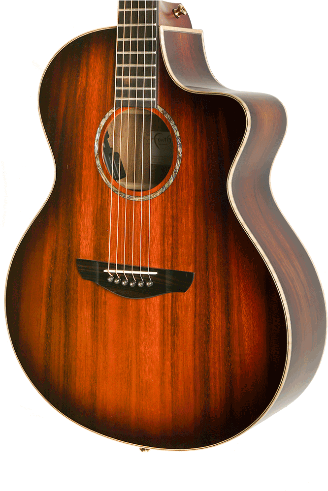 Faith Neptune Blood Moon Trembesi Acoustic-electric - Ibanez Acoustic Guitar Vintage (1000x1000), Png Download