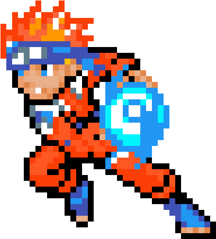 Pixilart By Typicaltyler - Pixel Art Naruto Rasengan (1200x1200), Png Download