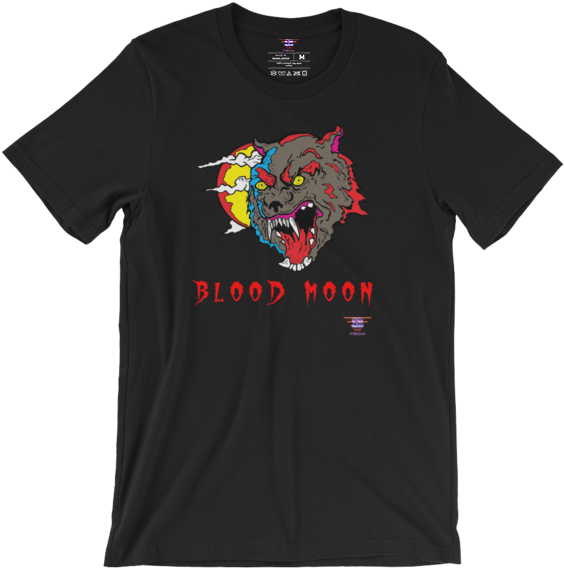Blood Moon T-shirt - My Halloween Costume T-shirt (600x600), Png Download