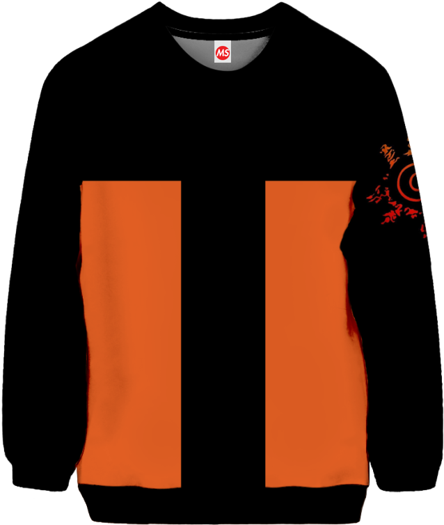 Rasengan Sweatshirt - Sweatshirt (652x766), Png Download