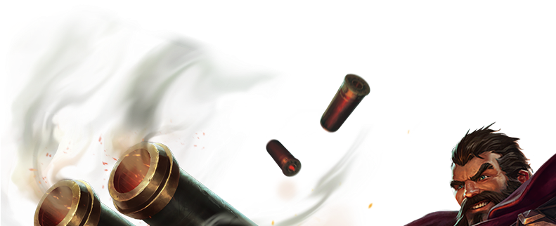 Graves - Graves League Of Legends Png (790x345), Png Download