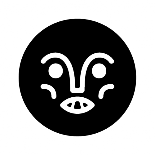 Blood Moon Rising - Number Two In Black Circle (500x500), Png Download
