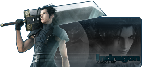 Sign Zack1 - Zack Ff (500x240), Png Download