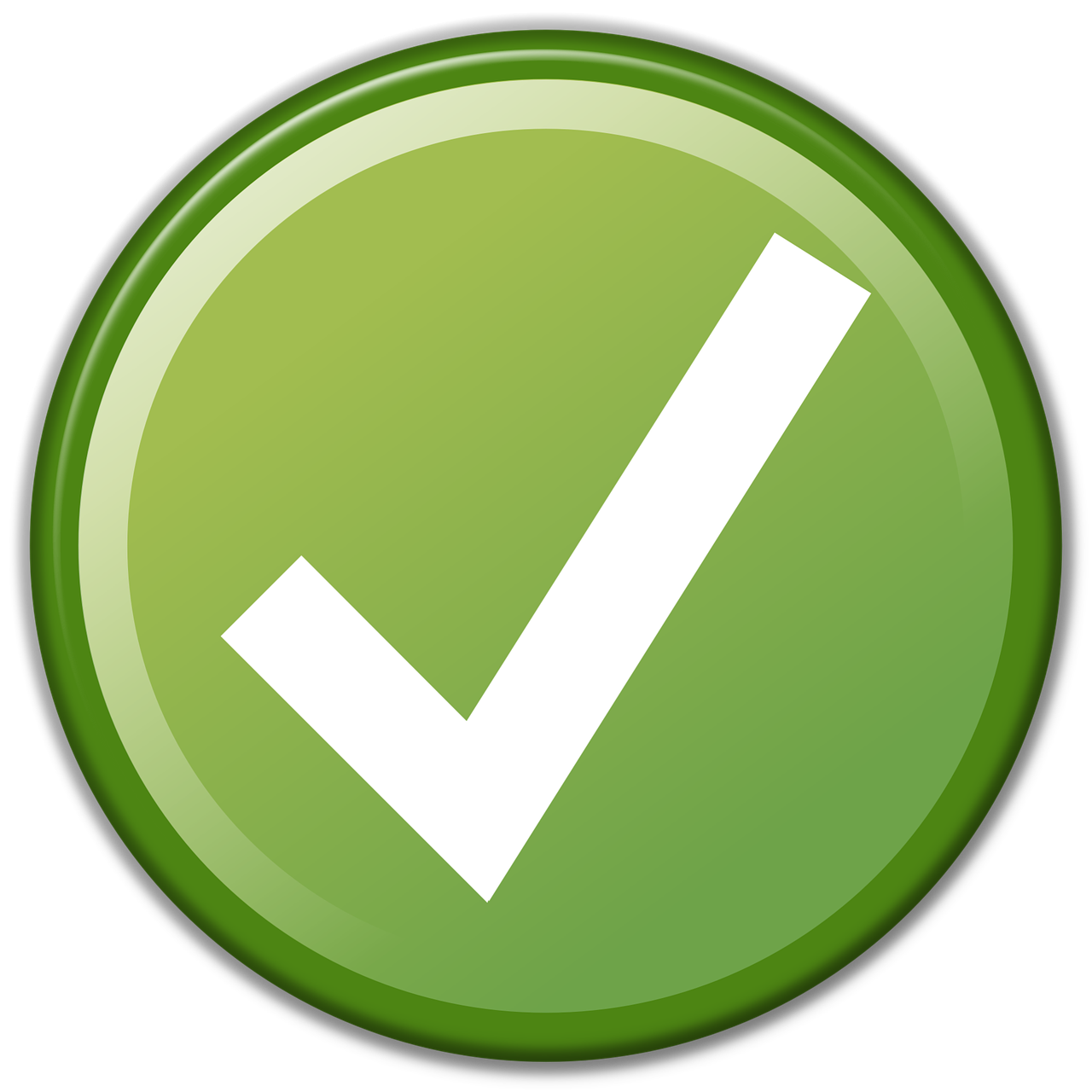 What Our Clients Say - Green Check Mark (1280x1280), Png Download