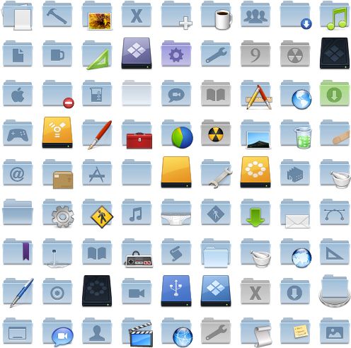 Search - Mac Os X Folder Icons (504x504), Png Download
