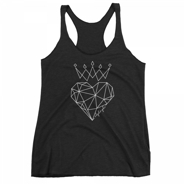 Alpha Phi Heart Crown - Ganesh Racerback Tank For Women (600x600), Png Download