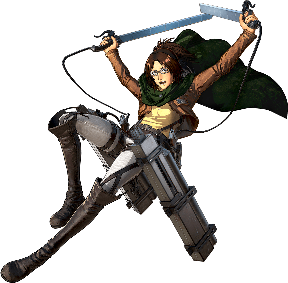 Hange Zoë - Attack On Titan Hanji Png (1200x1147), Png Download