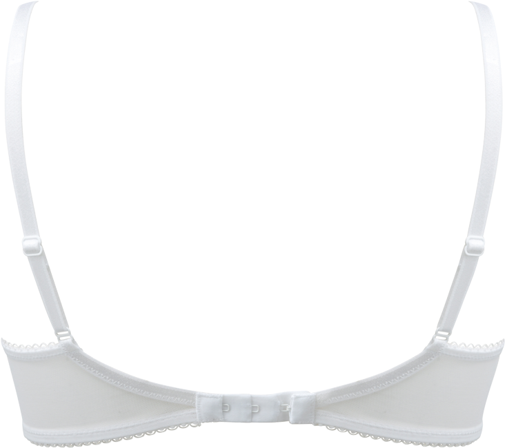 Superboost Lace N/p Plunge White Product Shot Back - Necklace (800x1000), Png Download