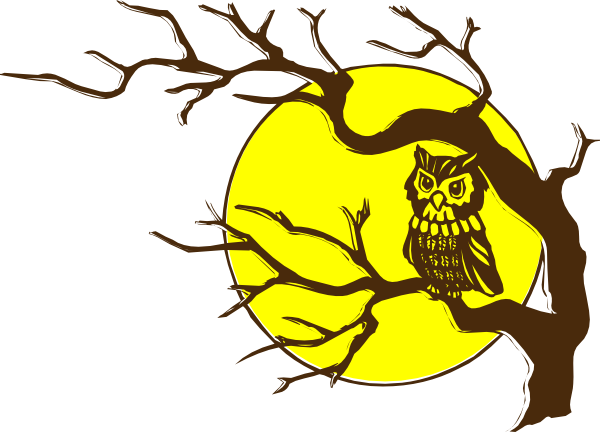 Halloween Full Moon Clipart Clipart Panda Free Clipart - Halloween (600x432), Png Download