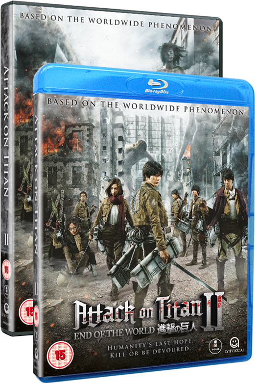 Attack On Titan Movie - Attack On Titan The Movie - Part 2: End Of The World (530x795), Png Download