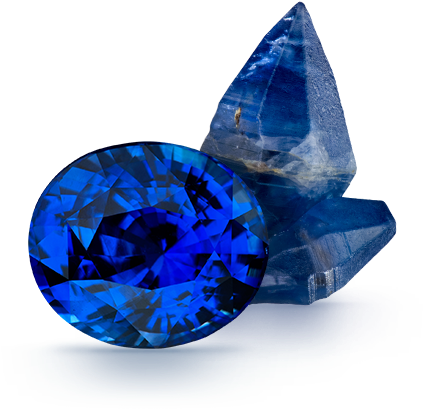 Blue Sapphire Transparent Image - Sapphire Gia (450x450), Png Download