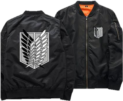 Attack On Titan Survey Corps Bomber Jacket - Tokyo Ghoul Bomber Jacket (425x420), Png Download