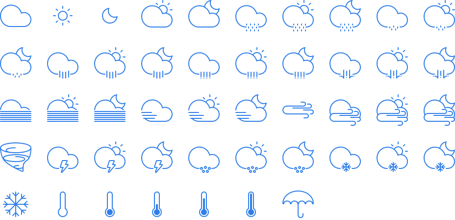 Lincons - - Free Weather Icons Transparent (928x448), Png Download