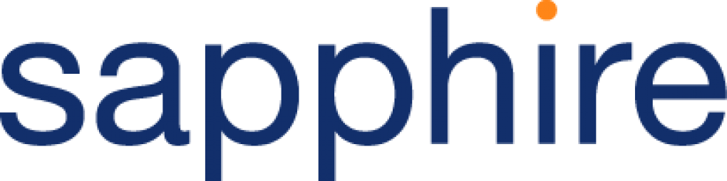 Cropped Sapphire Logo 240×160 - Sapphire Systems Logo (1020x255), Png Download