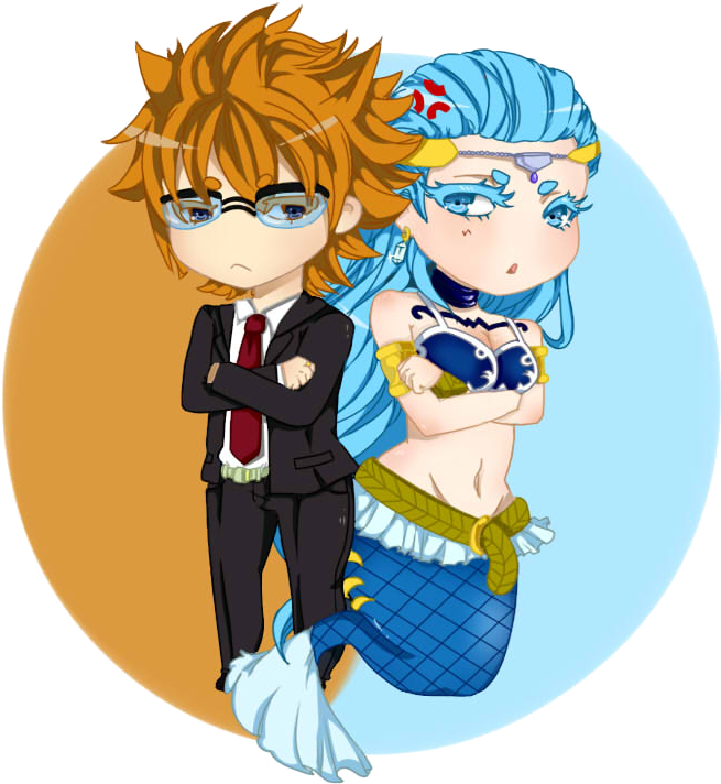 Png Library Stock Aquarius Drawing Sketches - Leo Fairy Tail Chibi (1000x1000), Png Download