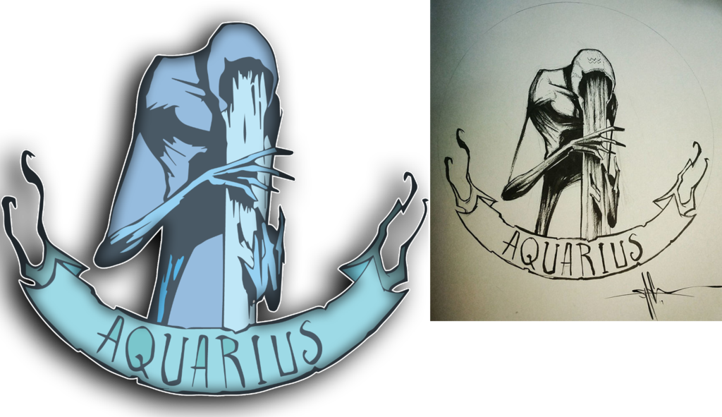 Clip Art Royalty Free Stock Zodiac Originally By Shawn - Zodiac By Shawn Coss (1024x591), Png Download