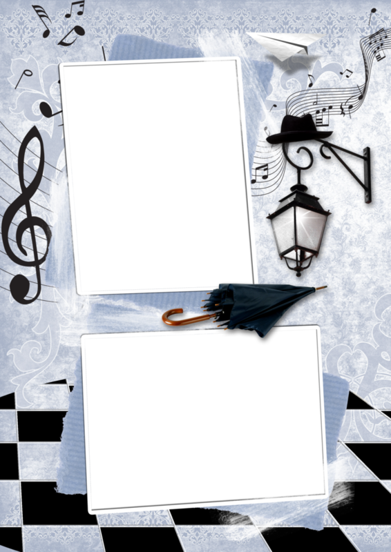 Fonds Pour Creas Musique - Music Notes Background (566x800), Png Download