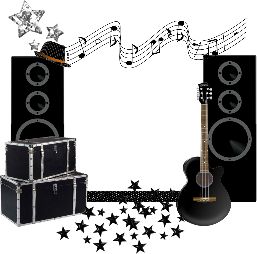 Music Border Png Music Photo Frame Png (900x900), Png Download