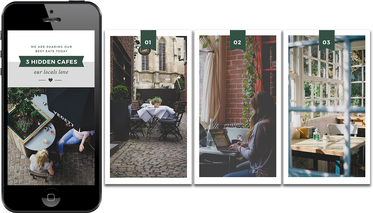 12 Awesome Instagram Stories Templates - Best Format For Instagram Story (1300x736), Png Download