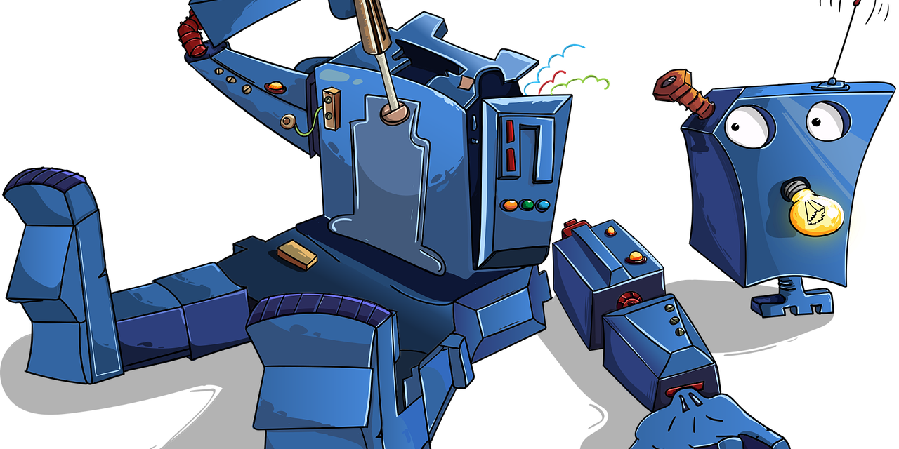 Instagram - Self Repairing Robot (1280x640), Png Download