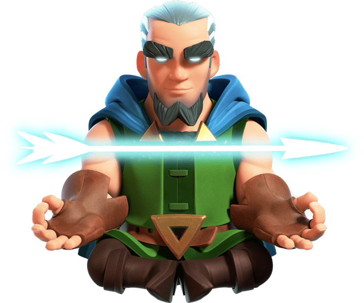 Best Clash Royale Decks With Magic Archer - Magic Archer Clash Royale (768x597), Png Download