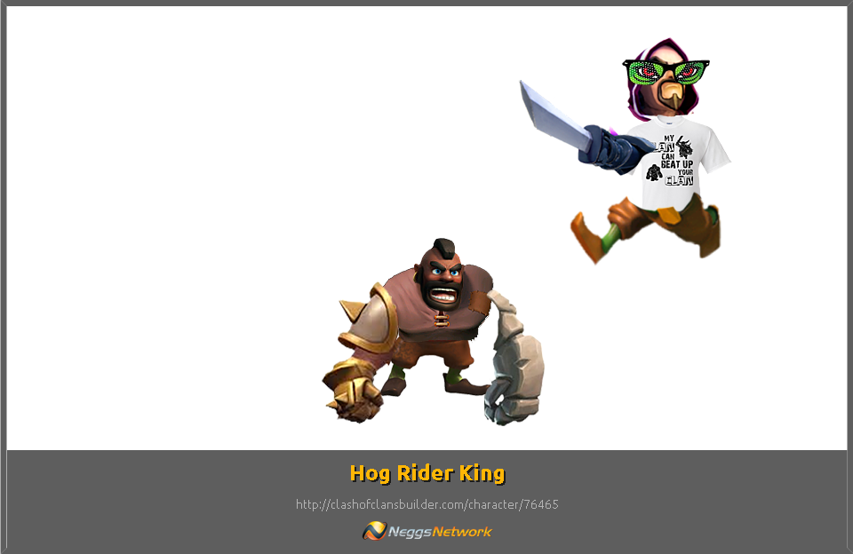 Hog Rider King - Clash Of Clans (960x624), Png Download