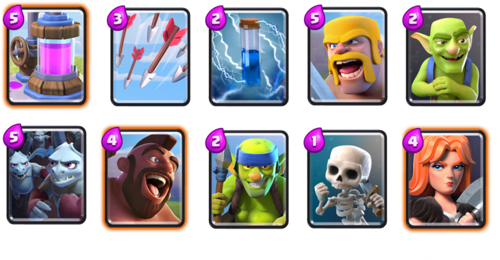 5 Best Epic Cards Piores Cartas Do Clash Royale Full Size Png Download Seekpng